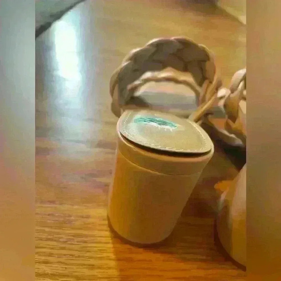 Esprit Soft Pink Braided Heels - Picture 4 of 5